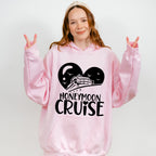 Honeymoon Cruise Heart Design - Honeymoon Unisex Crewneck T-Shirt Sweatshirt Hoodie