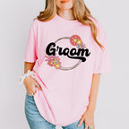 Groom Flower Design - Bachelorette Unisex Crewneck T-Shirt Sweatshirt Hoodie