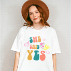 She Said Yes - Bachelorette Unisex Crewneck T-Shirt Sweatshirt Hoodie