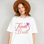 Team Bride Ring Design - Bachelorette Unisex Crewneck T-Shirt Sweatshirt Hoodie
