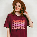 Flower Girl Colorful Design - Bachelorette Unisex Crewneck T-Shirt Sweatshirt Hoodie