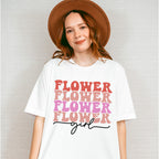 Flower Girl Colorful Design - Bachelorette Unisex Crewneck T-Shirt Sweatshirt Hoodie