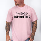 Most Likely To Pop Bottles - Wedding Crew Unisex Crewneck T-Shirt Sweatshirt Hoodie