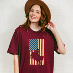 American Flag Design - Rodeo Unisex Crewneck T-Shirt Sweatshirt Hoodie