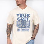 True Grit Life Unbridled Design - Rodeo Unisex Crewneck T-Shirt Sweatshirt Hoodie