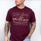Wild Spirit Adventure Awaits Design - Rodeo Unisex Crewneck T-Shirt Sweatshirt Hoodie