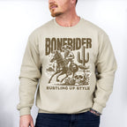 Bonerider Rustling Up Style Design - Rodeo Unisex Crewneck T-Shirt Sweatshirt Hoodie