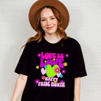Love is Love Happy Pride Month LGBTQ Theme Unisex Crewneck T-Shirt Sweatshirt Hoodie