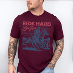 Ride Hard Live Free Design - Rodeo Unisex Crewneck T-Shirt Sweatshirt Hoodie