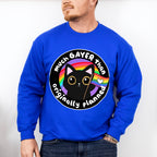 Much Gayer Than Originally Planned - LGBTQ Theme Unisex Crewneck T-Shirt Sweatshirt Hoodie