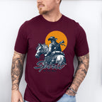 Retro Spirit Of West Design - Rodeo Unisex Crewneck T-Shirt Sweatshirt Hoodie