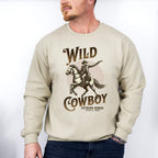 Wild Cowboy Extreme Rodeo Design - Rodeo Unisex Crewneck T-Shirt Sweatshirt Hoodie
