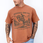Retro Rodeo Drive Long Live Cowboys - Rodeo Unisex Crewneck T-Shirt Sweatshirt Hoodie
