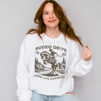 Retro Rodeo Drive Long Live Cowboys - Rodeo Unisex Crewneck T-Shirt Sweatshirt Hoodie