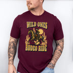 Wild Ones Rodeo Ride Design - Rodeo Unisex Crewneck T-Shirt Sweatshirt Hoodie