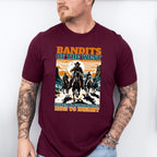Bandits Of The West Design - Rodeo Unisex Crewneck T-Shirt Sweatshirt Hoodie