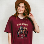 Way Of Life 2002 Design - Rodeo Unisex Crewneck T-Shirt Sweatshirt Hoodie