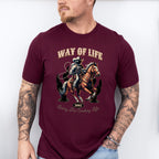 Way Of Life 2002 Design - Rodeo Unisex Crewneck T-Shirt Sweatshirt Hoodie
