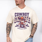 Cowboy Coyote Howlin Hero Design - Rodeo Unisex Crewneck T-Shirt Sweatshirt Hoodie