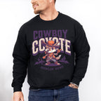 Cowboy Coyote Howlin Hero Design - Rodeo Unisex Crewneck T-Shirt Sweatshirt Hoodie