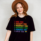 I Respect You - LGBTQ Theme Unisex Crewneck T-Shirt Sweatshirt Hoodie