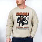 Crocodile Wild West Sheriff Design - Rodeo Unisex Crewneck T-Shirt Sweatshirt Hoodie