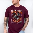Fiery Rider Design - Rodeo Unisex Crewneck T-Shirt Sweatshirt Hoodie