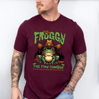 Froggy The Tiny Cowboy Design - Rodeo Unisex Crewneck T-Shirt Sweatshirt Hoodie