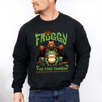 Froggy The Tiny Cowboy Design - Rodeo Unisex Crewneck T-Shirt Sweatshirt Hoodie