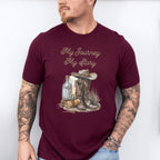 My Journey My Stary Design - Rodeo Unisex Crewneck T-Shirt Sweatshirt Hoodie