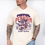 Pistol Penguin Chillin Outlaw Design - Rodeo Unisex Crewneck T-Shirt Sweatshirt Hoodie