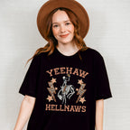 Yeehaw Hellnaws Design - Western Unisex Crewneck T-Shirt Sweatshirt Hoodie