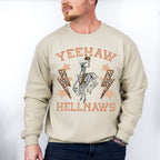 Yeehaw Hellnaws Design - Western Unisex Crewneck T-Shirt Sweatshirt Hoodie