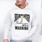 Should've Come With Warning Design - Western Unisex Crewneck T-Shirt Sweatshirt Hoodie