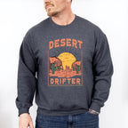 Desert Drifter Design - Western Unisex Crewneck T-Shirt Sweatshirt Hoodie