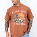 Long Live Cowgirls Design - Western Unisex Crewneck T-Shirt Sweatshirt Hoodie