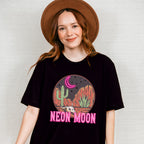 Neon Moon Western Design - Western Unisex Crewneck T-Shirt Sweatshirt Hoodie