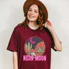 Neon Moon Western Design - Western Unisex Crewneck T-Shirt Sweatshirt Hoodie