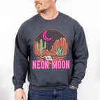 Neon Moon Western Design - Western Unisex Crewneck T-Shirt Sweatshirt Hoodie