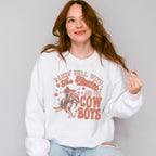 Raisin Hell With The Hippies And The Cowboys Design - Western Unisex Crewneck T-Shirt Sweatshirt Hoodie