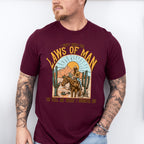 I Don't Need The Laws Of Man Design - Western Unisex Crewneck T-Shirt Sweatshirt Hoodie