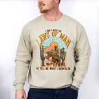 I Don't Need The Laws Of Man Design - Western Unisex Crewneck T-Shirt Sweatshirt Hoodie