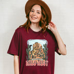Welcome Wild West Design - Western Unisex Crewneck T-Shirt Sweatshirt Hoodie