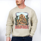 Welcome Wild West Design - Western Unisex Crewneck T-Shirt Sweatshirt Hoodie