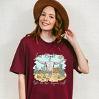 Last Might We Let The Liquor Talk Design - Western Unisex Crewneck T-Shirt Sweatshirt Hoodie