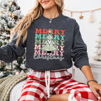Merry Christmas Tree Heart - Christmas Unisex Crewneck T-Shirt Sweatshirt Hoodie