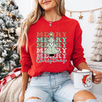 Merry Christmas Tree Heart - Christmas Unisex Crewneck T-Shirt Sweatshirt Hoodie