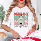 Merry Christmas Tree Heart - Christmas Unisex Crewneck T-Shirt Sweatshirt Hoodie