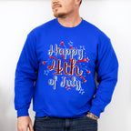 Happy 4Th Of July Firework 4Th Of July Unisex Crewneck T-Shirt Sweatshirt Hoodie