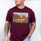 Suns Cactus Design - Western Unisex Crewneck T-Shirt Sweatshirt Hoodie